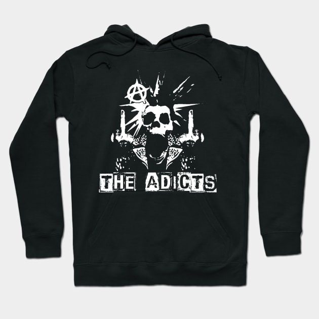 adicts skeleton punk Hoodie by calistoneug